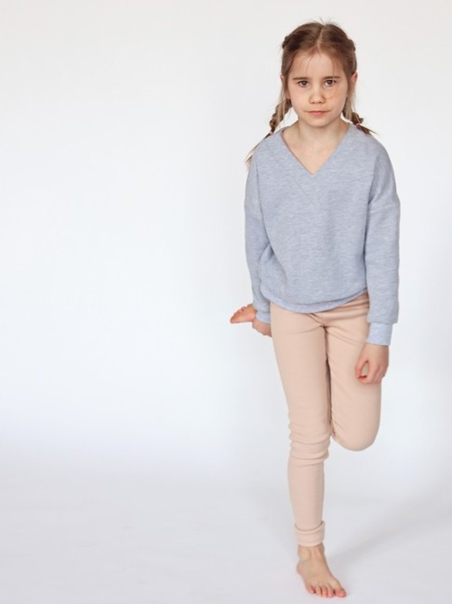 Legginsy z prążka mini 1