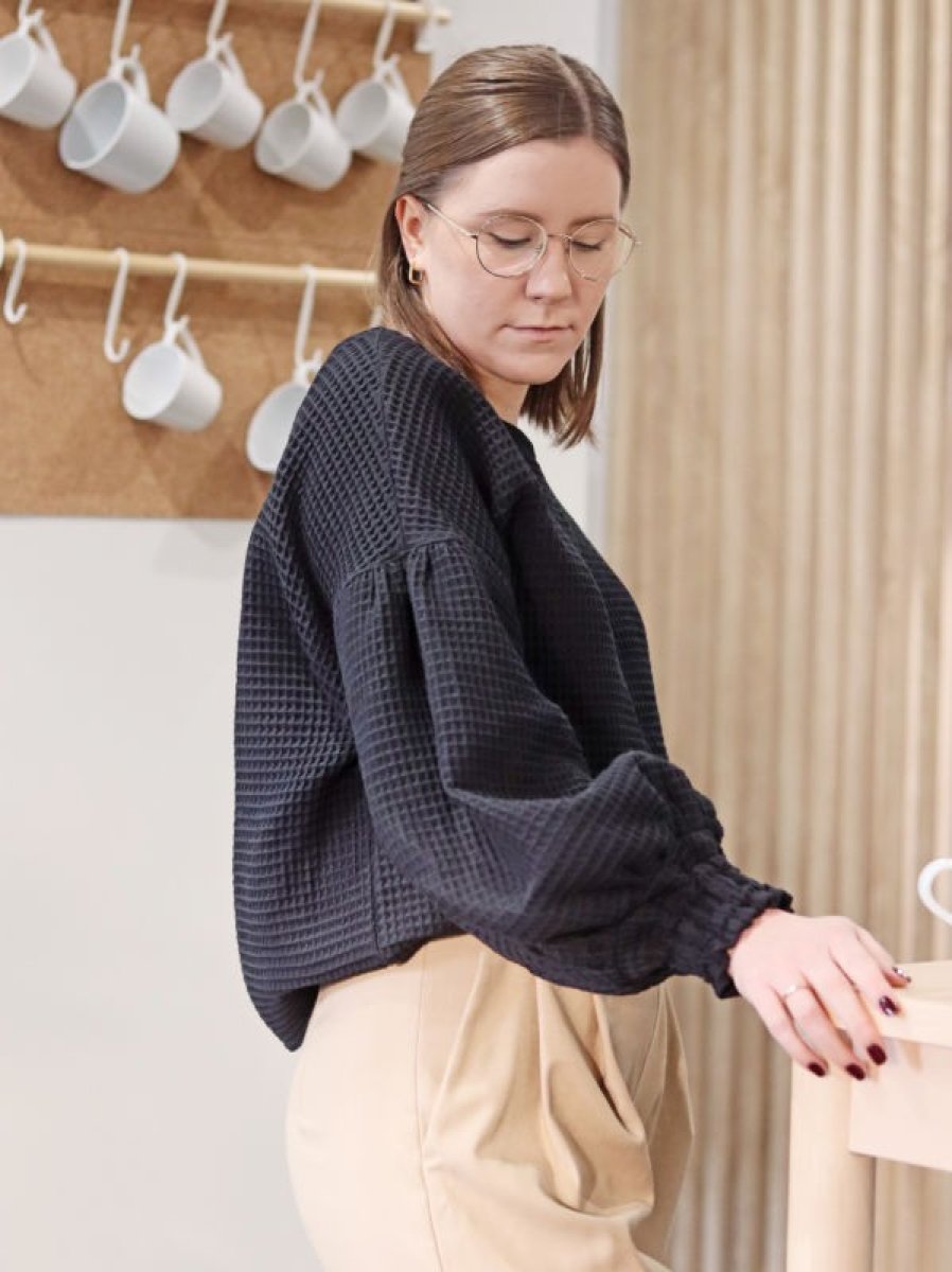 sweterek puff bawełna1