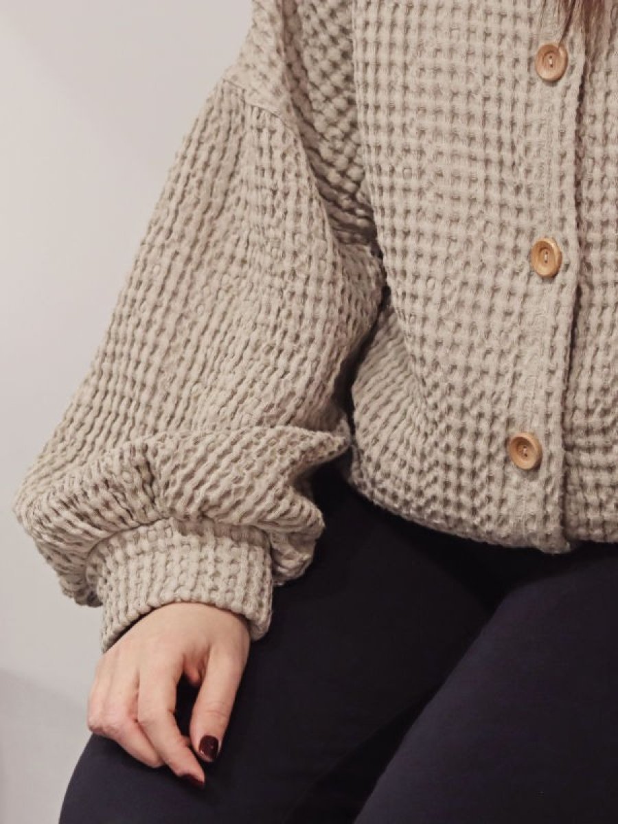 sweterek puff z guzikami4